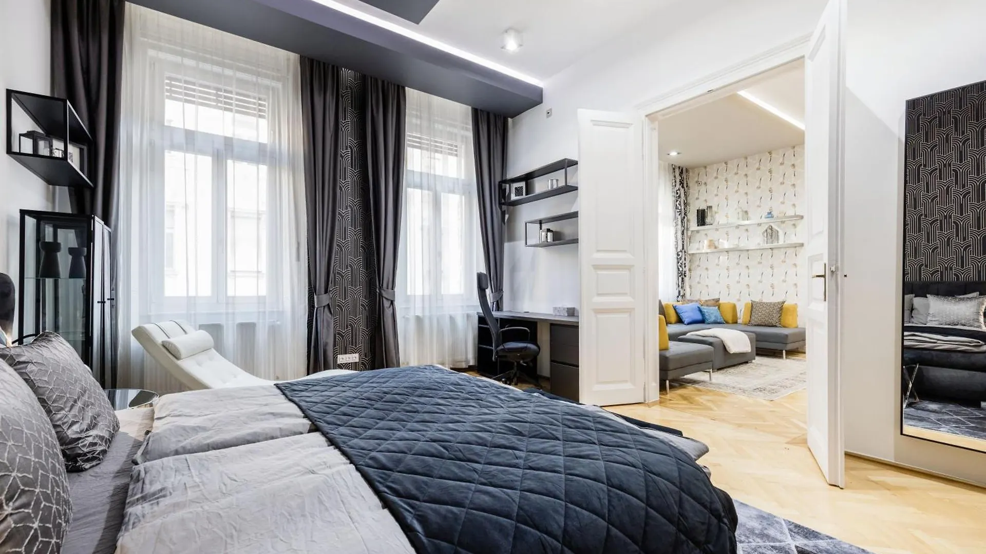 아파트 Spacious Designer Home With Premium Touches 부다페스트